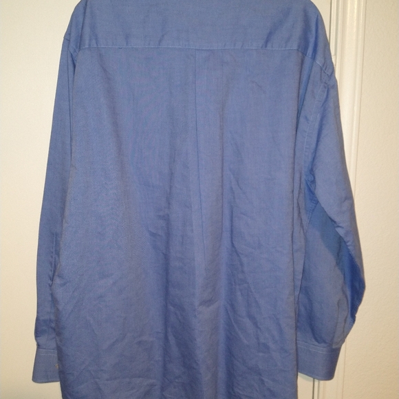 Nautica Vintage Oxford Blue Long Sleeve Button Down Shirt Men's sz 17.5-34/35. - Picture 2 of 6